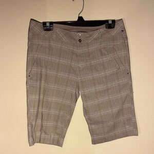 Columbia Women's Tan Plaid Bermudas